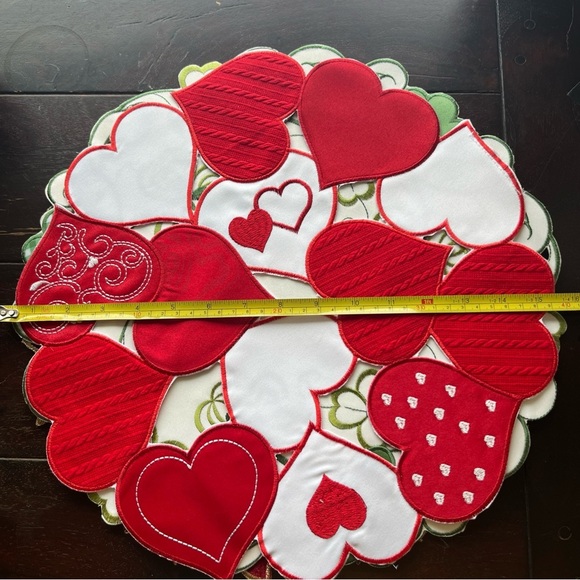 Seasonal Placemat Set Of 6 ~Hearts, Shamrocks, Flowers, Leaves, Poinsettias - Picture 15 of 15